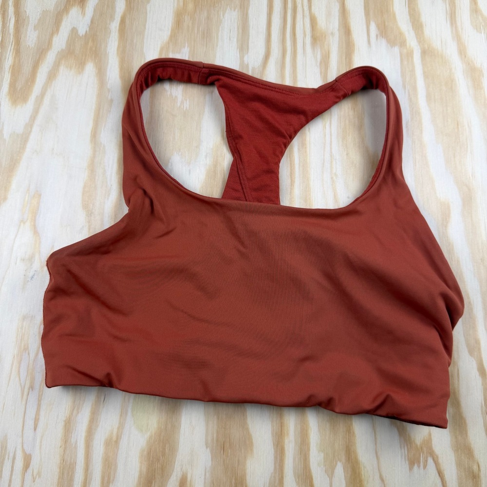 Lululemon All Powered Up Bra Rust Red Terracotta Size 6 W2CRQS